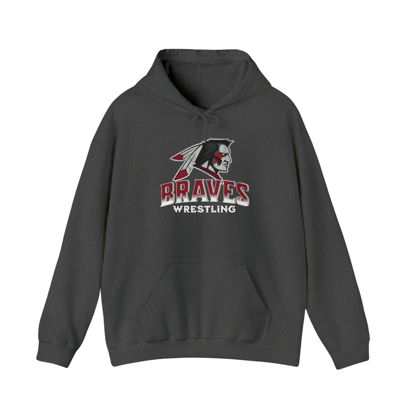 Pullover Hoodie - Braves Wrestling - 2023/2024