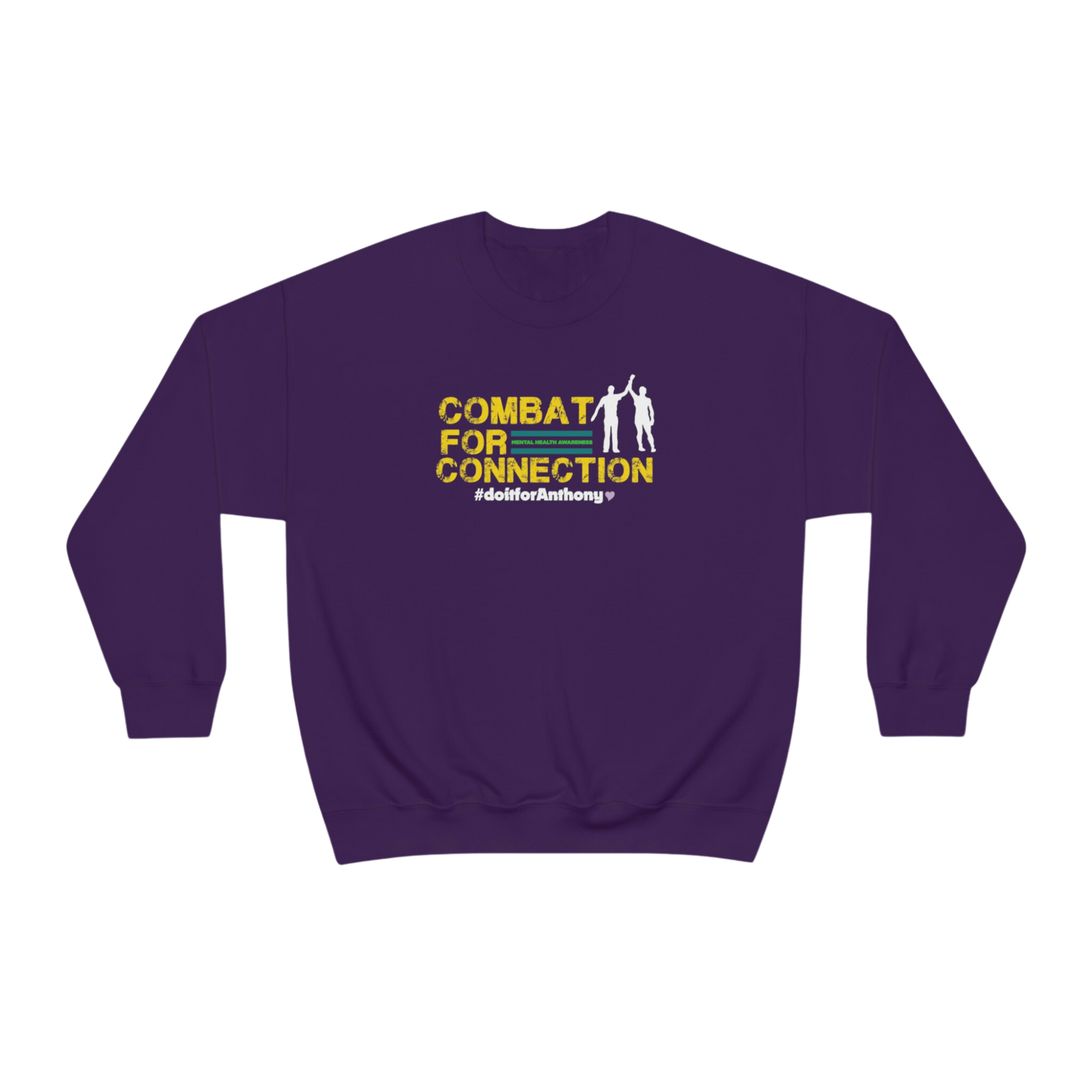 Pullover Sweatshirt Crew Neck - Combat For Connection