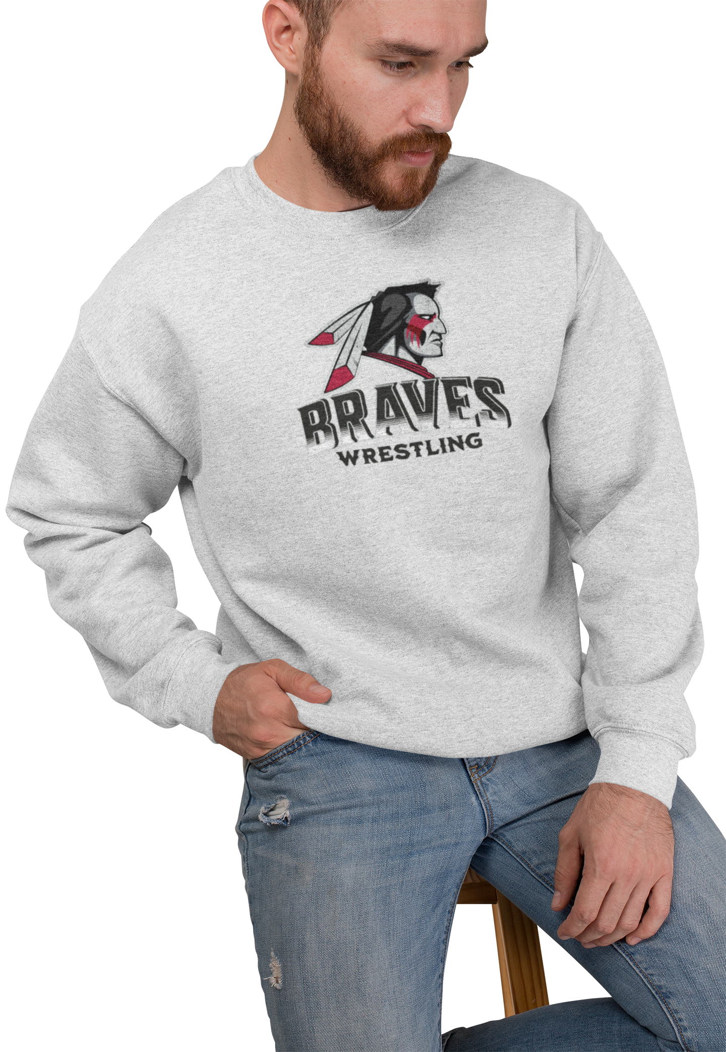 Sweatshirt - Braves Wrestling - 2023/2024