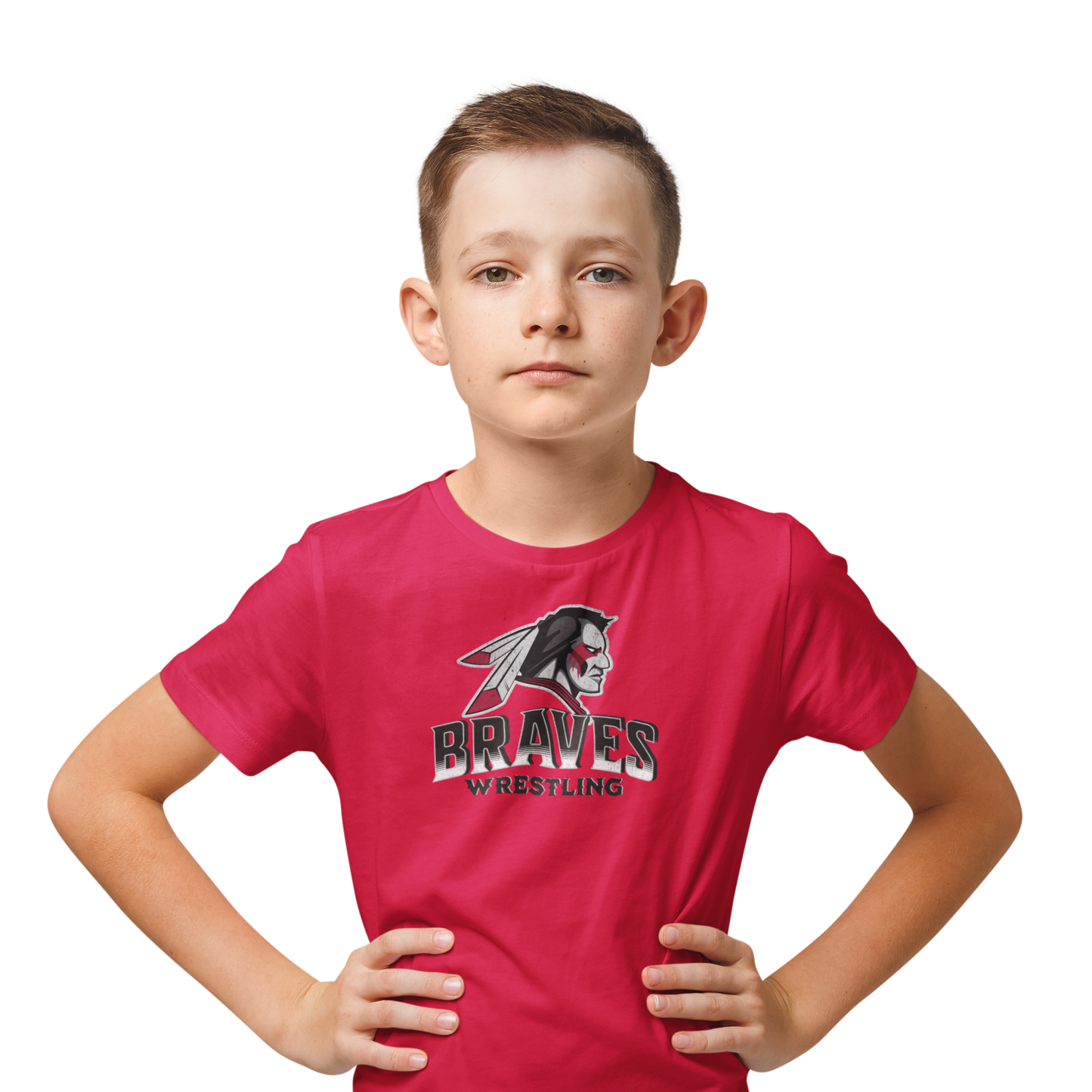 Short Sleeve T-Shirt - Braves Wresting - 2023/2024