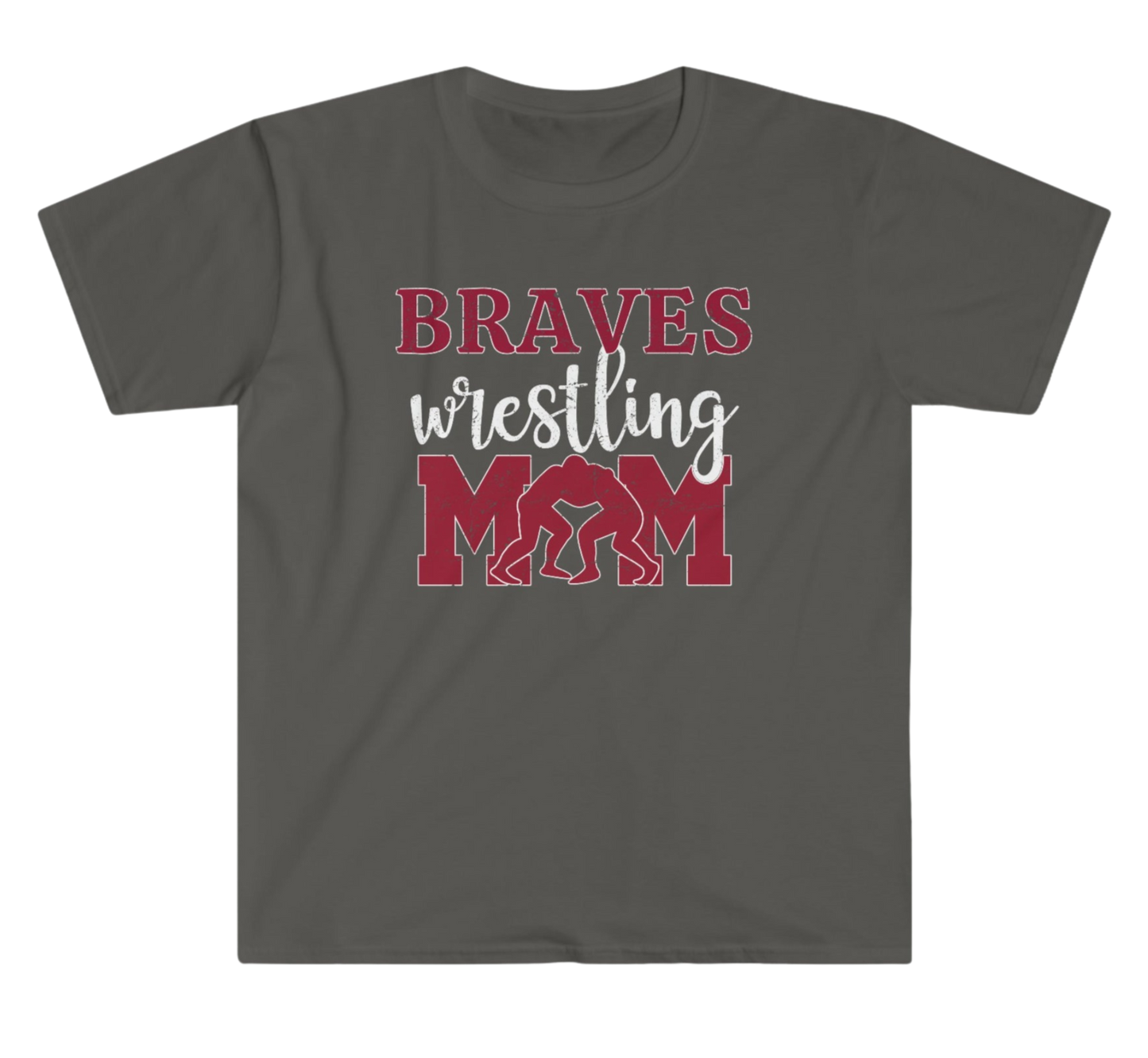 Wrestling Mom T-Shirt - Braves Wrestling