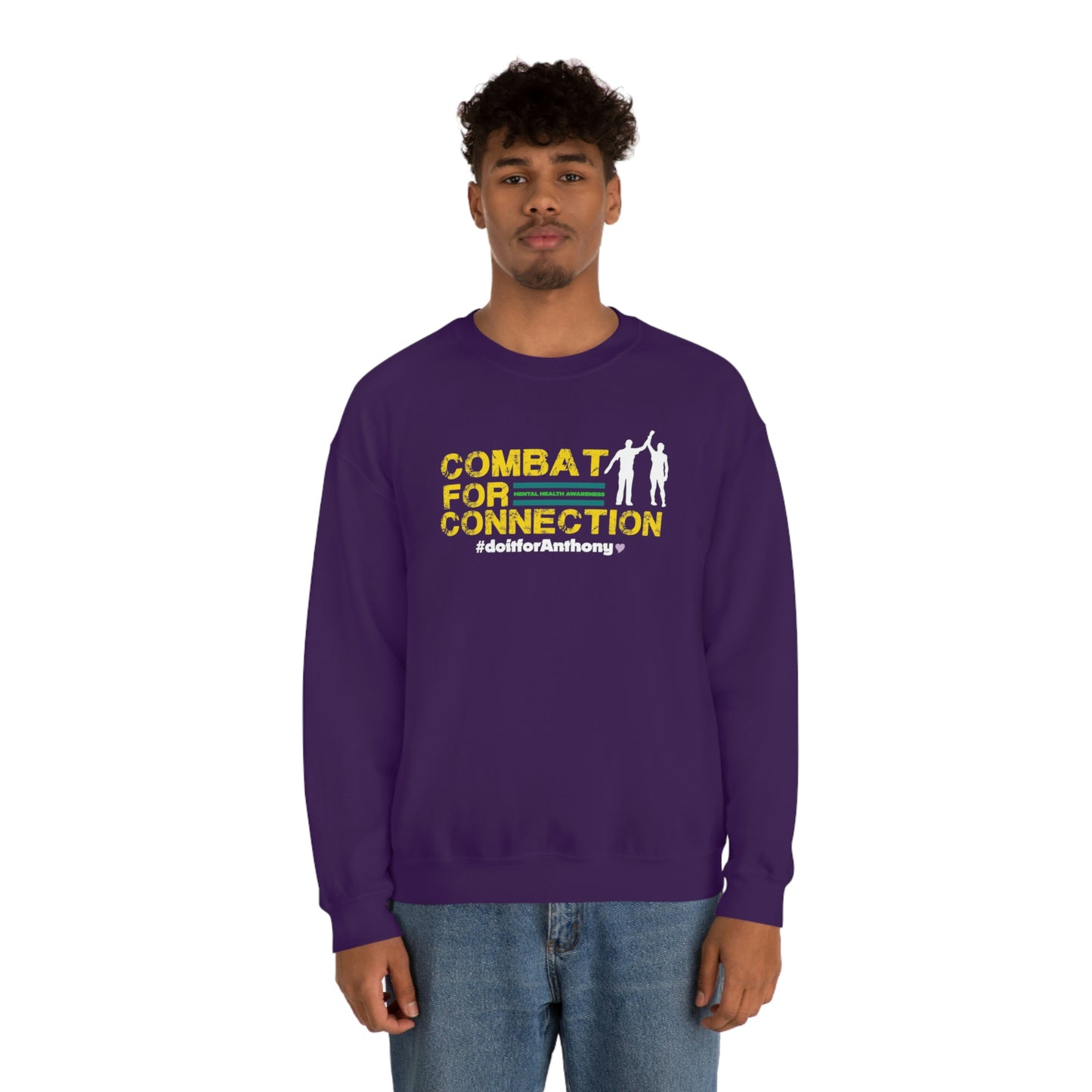 Pullover Sweatshirt Crew Neck - Combat For Connection