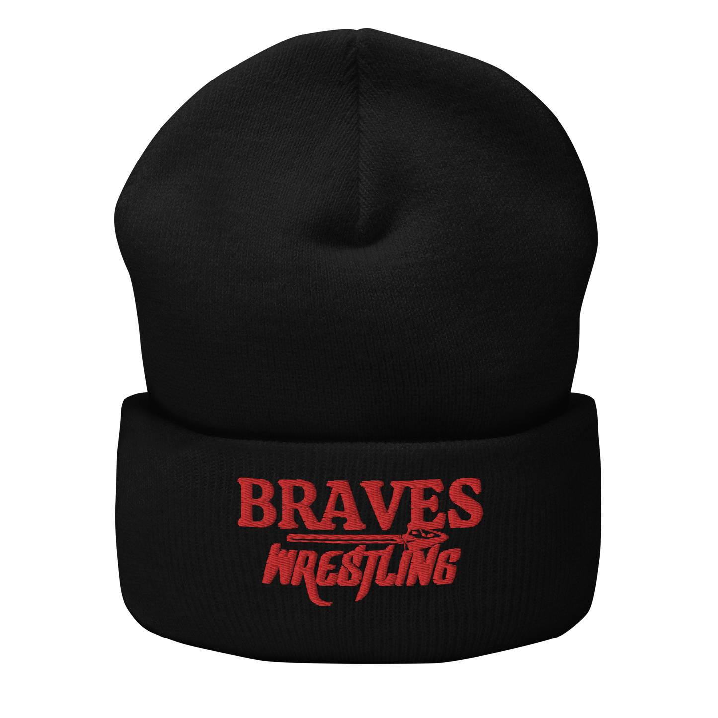 Braves Wrestling Beanie - Cuffed