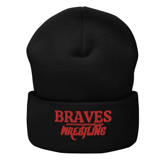 Braves Wrestling Beanie - Cuffed