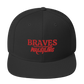 Snapback Flat Bill Hat - Braves Wrestling