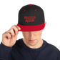 Snapback Flat Bill Hat - Braves Wrestling