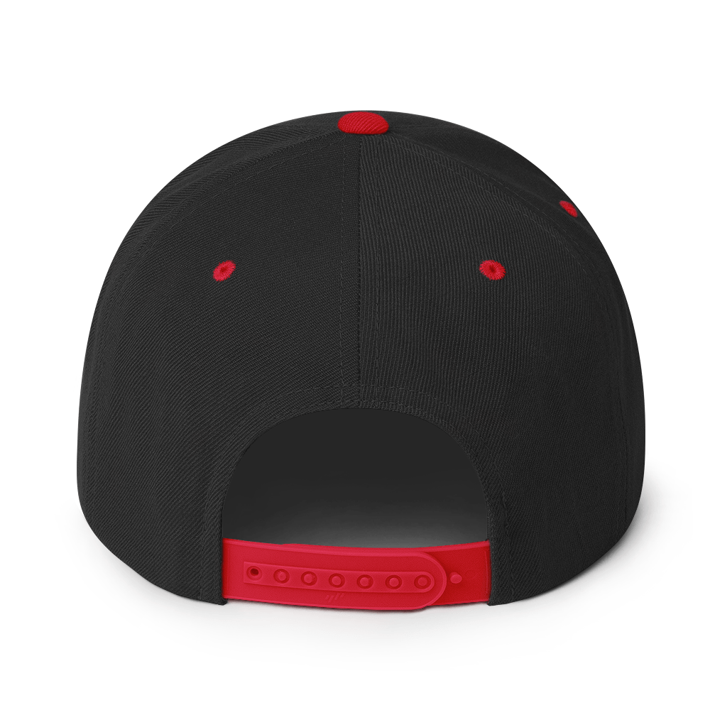 Snapback Flat Bill Hat - Braves Wrestling