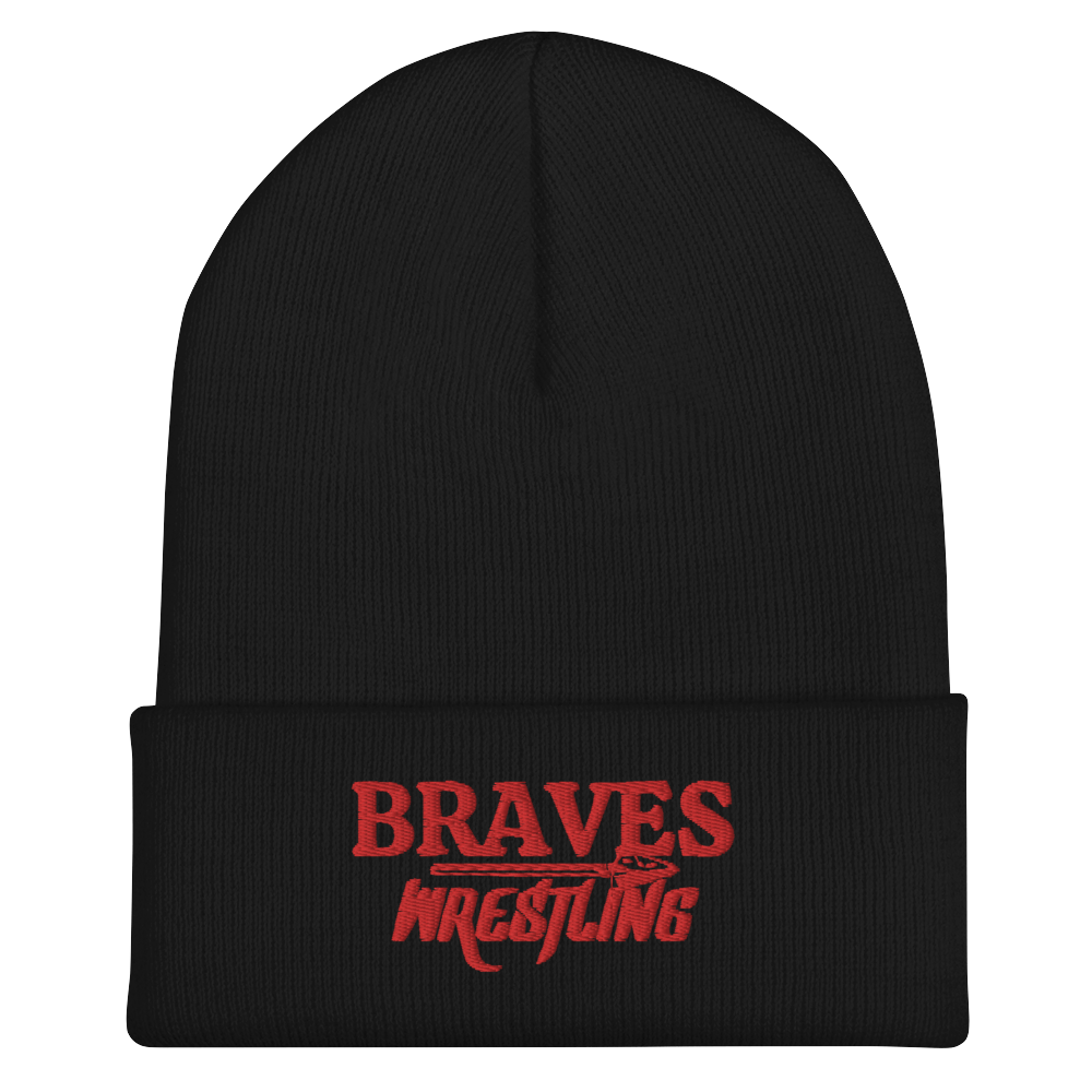 Braves Wrestling Beanie - Cuffed