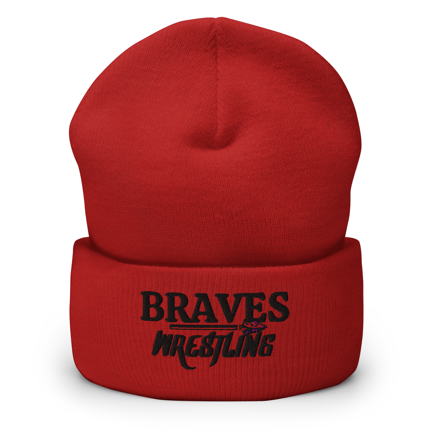 Braves Wrestling Beanie - Cuffed