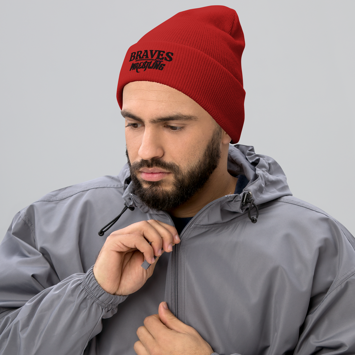 Braves Wrestling Beanie - Cuffed