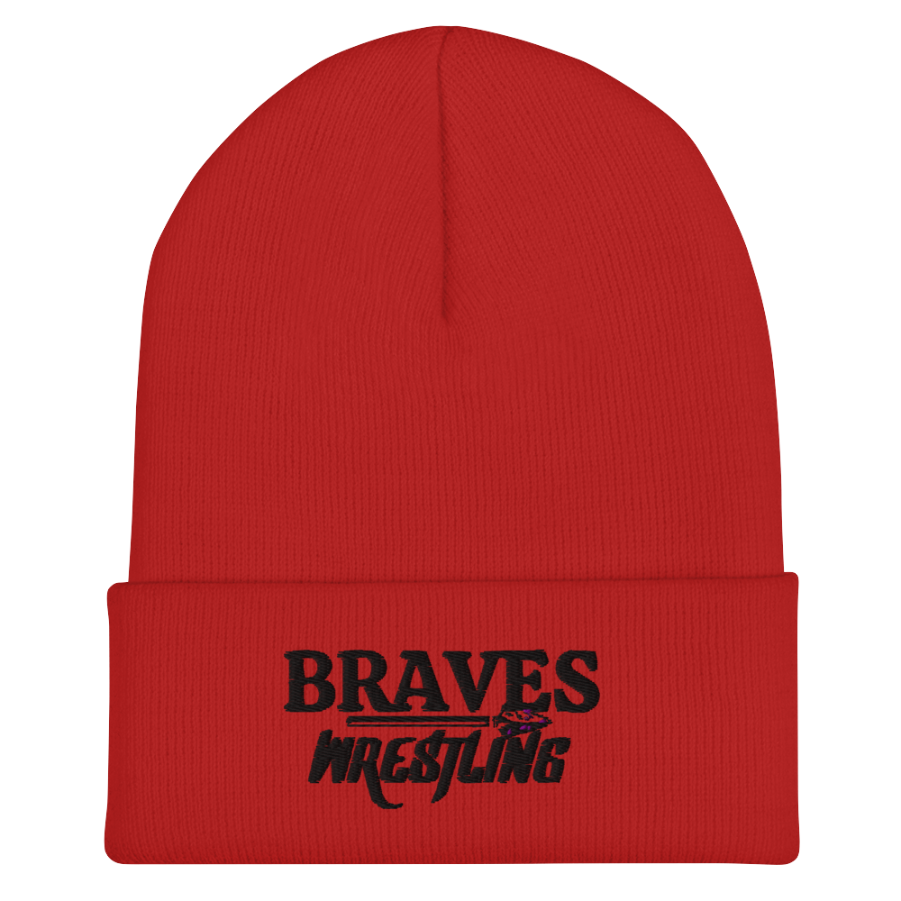 Braves Wrestling Beanie - Cuffed