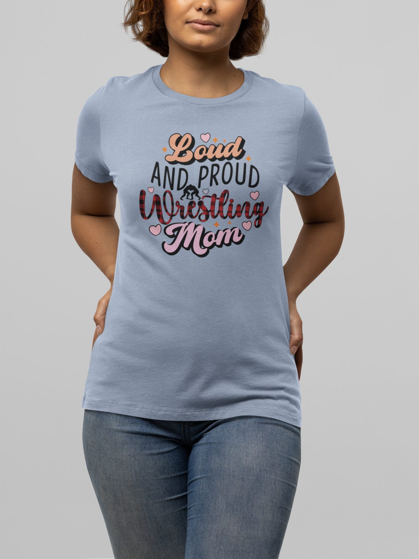 Loud and Proud Wrestling Mom T-Shirt